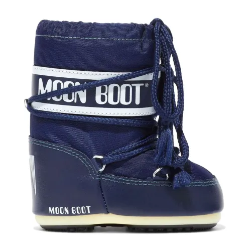 Moon Boot , Blue Icon Mini Boots ,Blue female, Sizes: