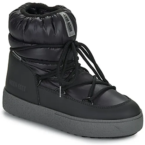 Moon Boot  MB LTRACK LOW NYLON WP  women's Snow boots in Black