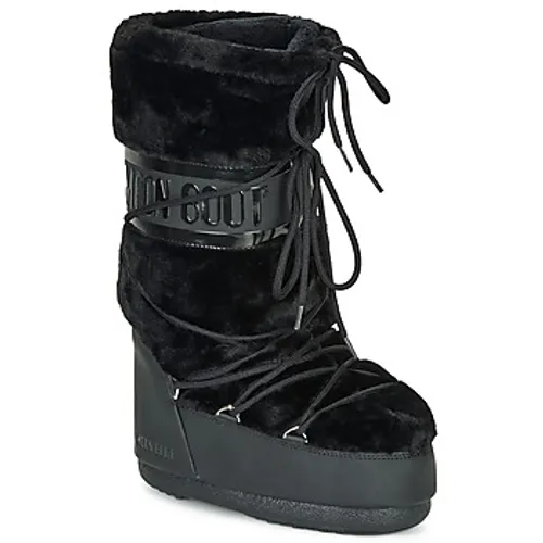 Moon Boot  MOON BOOT CLASSIC FAUX FUR  women's Snow boots in Black