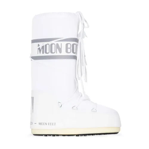 Moon Boot , White Icon Snow Boots ,White female, Sizes: