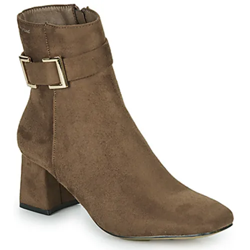 Moony Mood  VERONICA  women's Low Ankle Boots in Brown