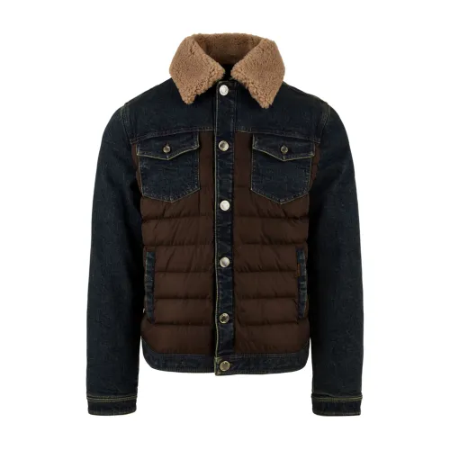 Moorer , Mondor-Fur Brown Jacket for Men ,Brown male, Sizes: