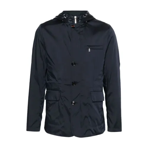 Moorer , `Vespucci` Padded Jacket ,Blue male, Sizes: