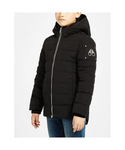 Moose Knuckles Boys Boy's Juniors 3Q Puffer Jacket in Black