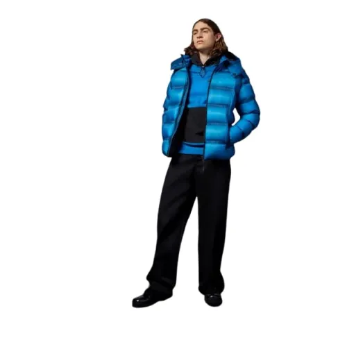 Moose Knuckles , Glenfinnan Puffer Jacket ,Blue male, Sizes: