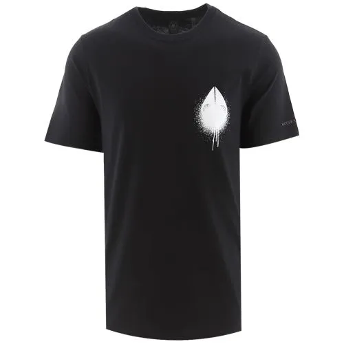 Moose Knuckles Mens Black Drip T-Shirt