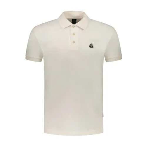 Moose Knuckles , Polo Shirt ,Beige male, Sizes: