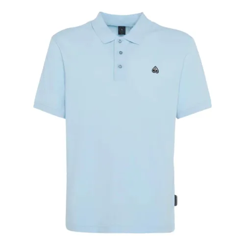Moose Knuckles , Polo Shirts ,Blue male, Sizes: