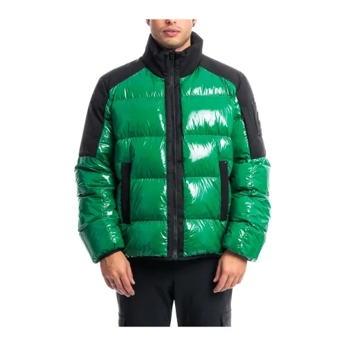 Moose Knuckles , Stylish Padded Jacket ,Green male, Sizes: