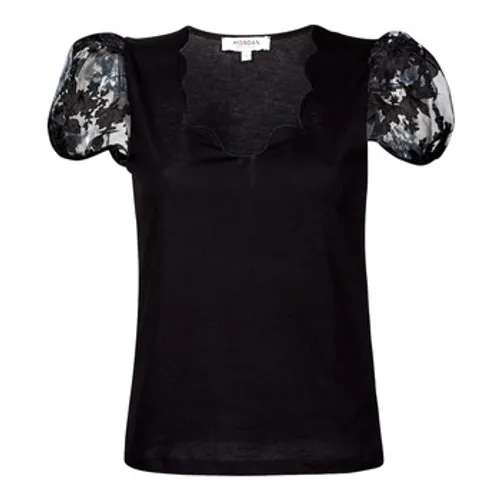 Morgan  DSCAPE  women's T shirt in Black