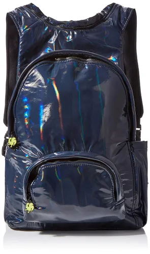 Morikukko Unisex-Adult Hooded Backpack Halogen Blue