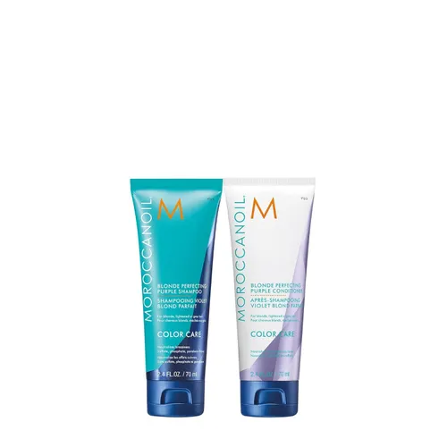 Moroccanoil Blonde Perfecting Purple Shampoo and