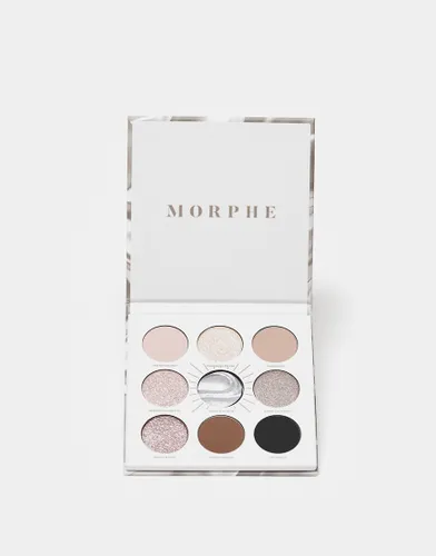 Morphe Rich & Foiled 9 Pan Artistry Eyeshdow Palette- Going Platinum-Silver