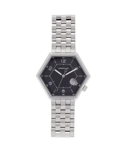 Morphic Mens M96 Series Bracelet Watch w/Date - Silver Stainless Steel - One Size