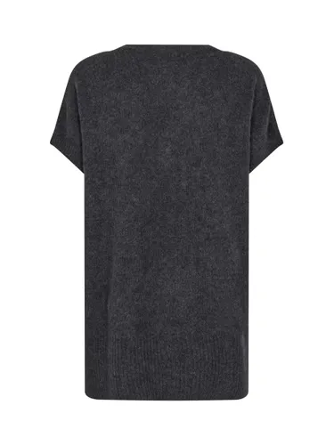 MOS MOSH Chia Sleeveless Knitted Slipover, Grey - Grey - Female