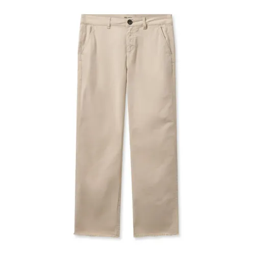 MOS Mosh , Elegant Flare Chino Pants Cement ,Beige female, Sizes: