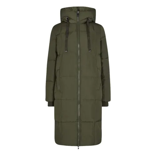 MOS Mosh , Green Square Down Coat ,Green female, Sizes: