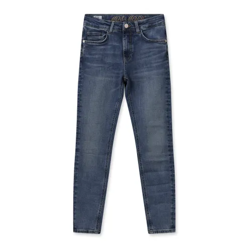 MOS Mosh , Slim-fit Jeans ,Blue female, Sizes: