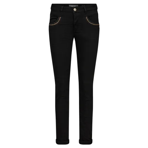 MOS Mosh , Stylish Black Naomi Buia Jeans ,Black female, Sizes: