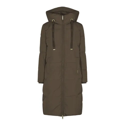 MOS Mosh , Stylish Nova Square Down Coat ,Brown female, Sizes: