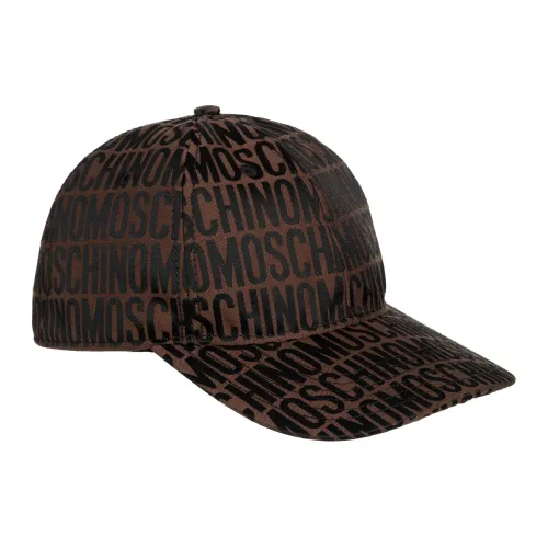 Moschino , Adjustable Logo Hat ,Brown male, Sizes: ONE
