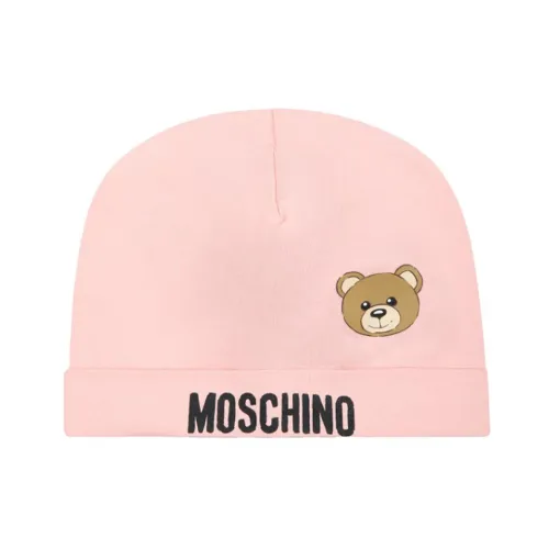 Moschino , Adorable Pink Cotton Baby Hat ,Pink female, Sizes: