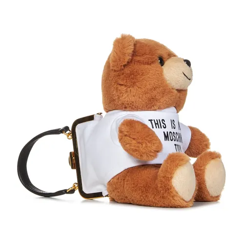 Moschino , Beige Teddy Bear Design Bag ,Beige female, Sizes: ONE SIZE