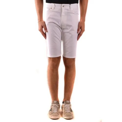 Moschino , Bermuda Islands Denim Shorts ,White male, Sizes: