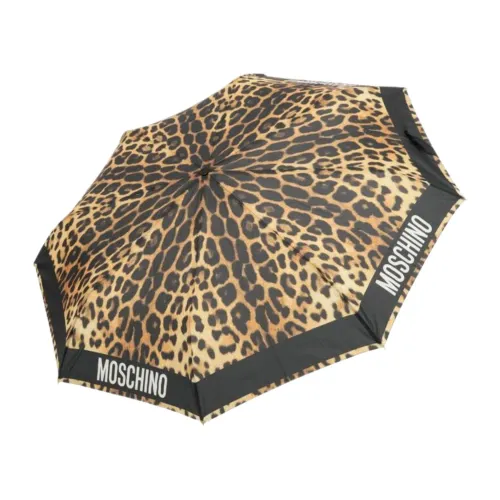 Moschino , Black Kids Umbrella with Logo Print ,Black female, Sizes: ONE SIZE