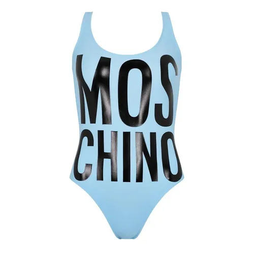 MOSCHINO Bold Logo Swimsuit - Blue