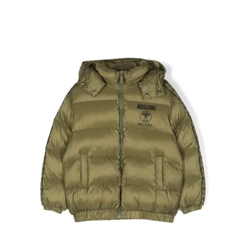 Moschino , Boys Clothing Jackets Darkgreen Noos ,Green male, Sizes: