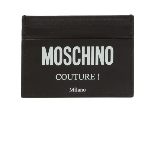 Moschino , Card holder ,Black male, Sizes: ONE SIZE