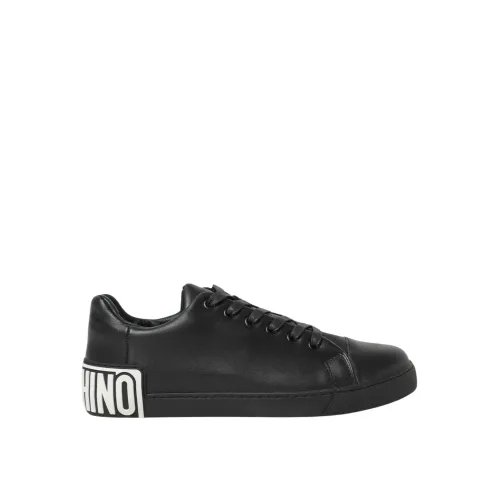 Moschino , Cassette Bottom Sneaker ,Black male, Sizes: