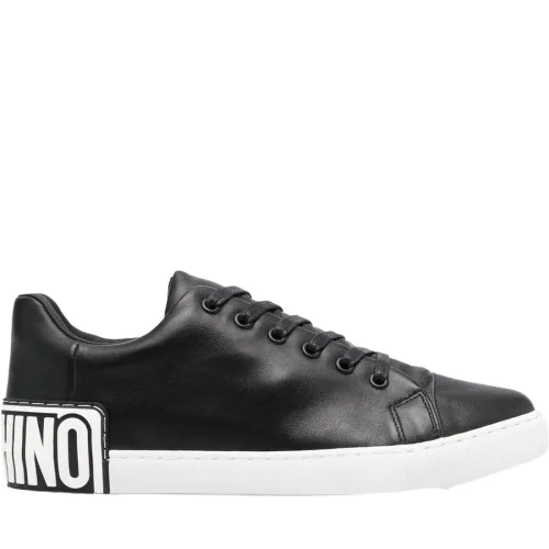 Moschino , Casual Closed Sneakers ,Black male, Sizes: