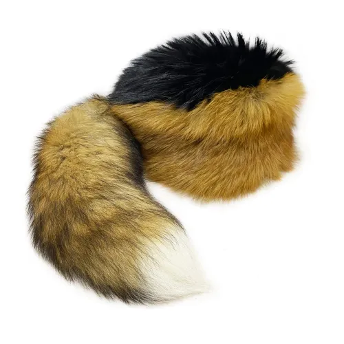 Moschino , Challenging Fox Fur Material ,Brown female, Sizes: ONE