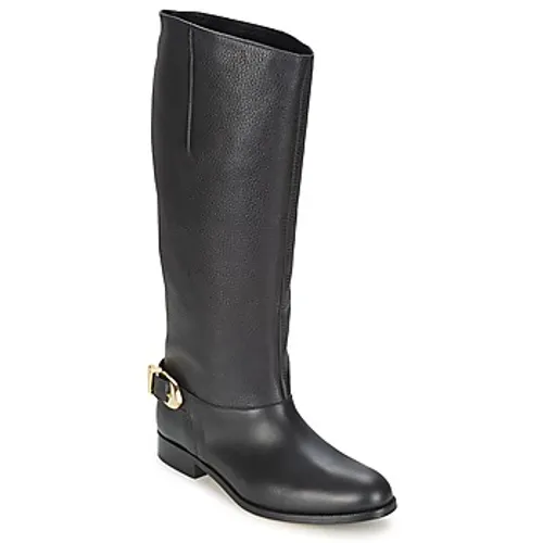 Moschino Cheap & CHIC  BUCKLE  women's High Boots in Black