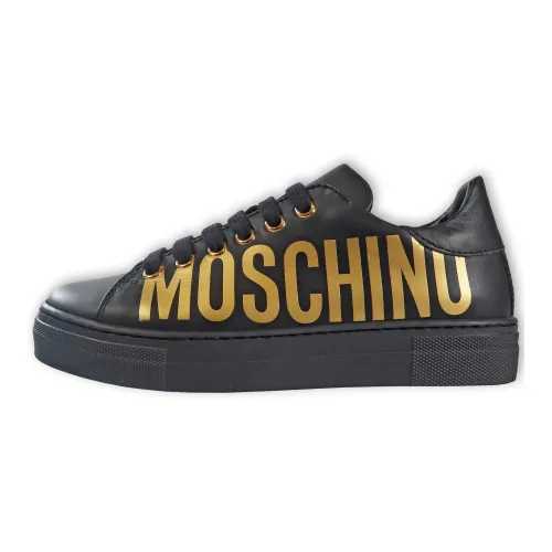 Moschino , Classic Black Trainers for Girls ,Black female, Sizes: