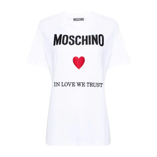 Moschino , Classic T-Shirt ,White female, Sizes: