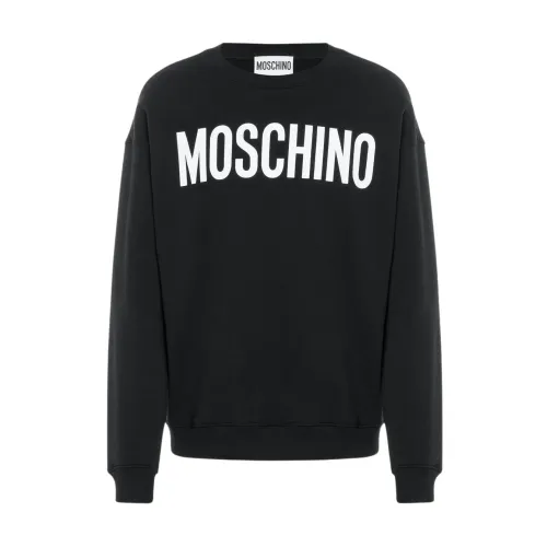 Moschino , Crewneck Sweatshirt ,Black male, Sizes: