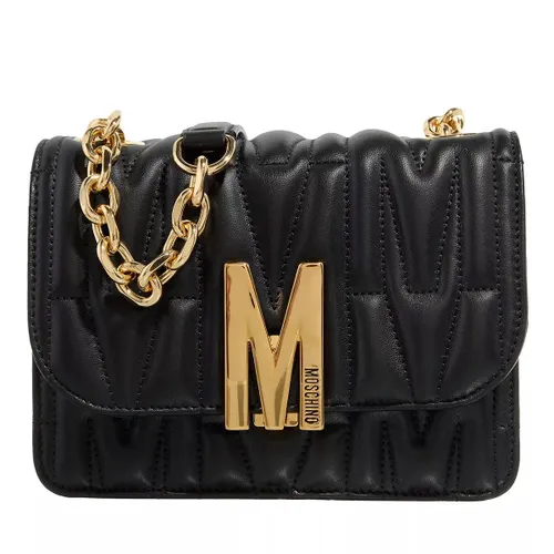 Moschino Crossbody Bags - "M" Group Quilted Shoulder Bag - black - Crossbody Bags for ladies
