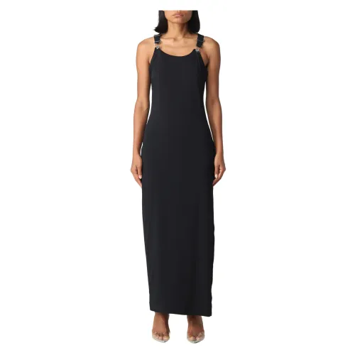 Moschino , Elegant Maxi Dress ,Black female, Sizes: