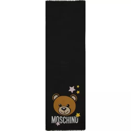 Moschino , Elegant Stole for All Occasions ,Black female, Sizes: ONE