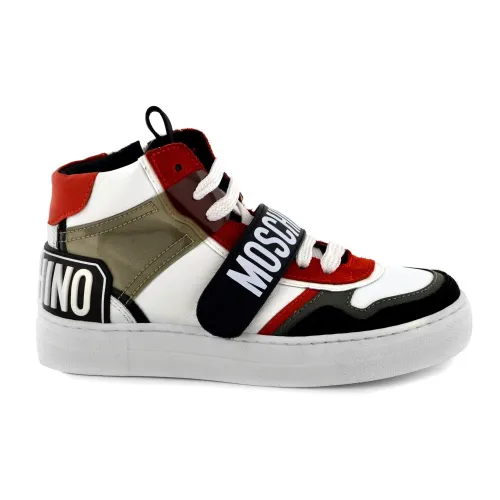 Moschino , High Top Sneakers ,Black female, Sizes: