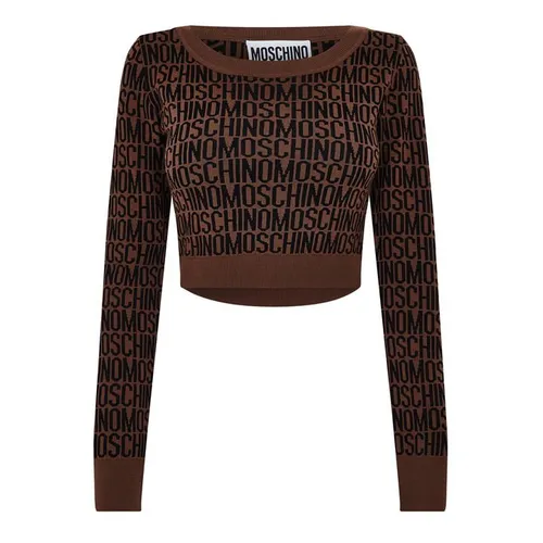 MOSCHINO Jacquard Sweater - Brown