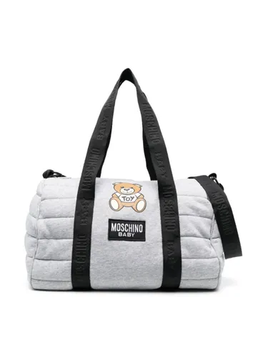 Moschino Kids Teddy Bear-print changing bag - Neutrals