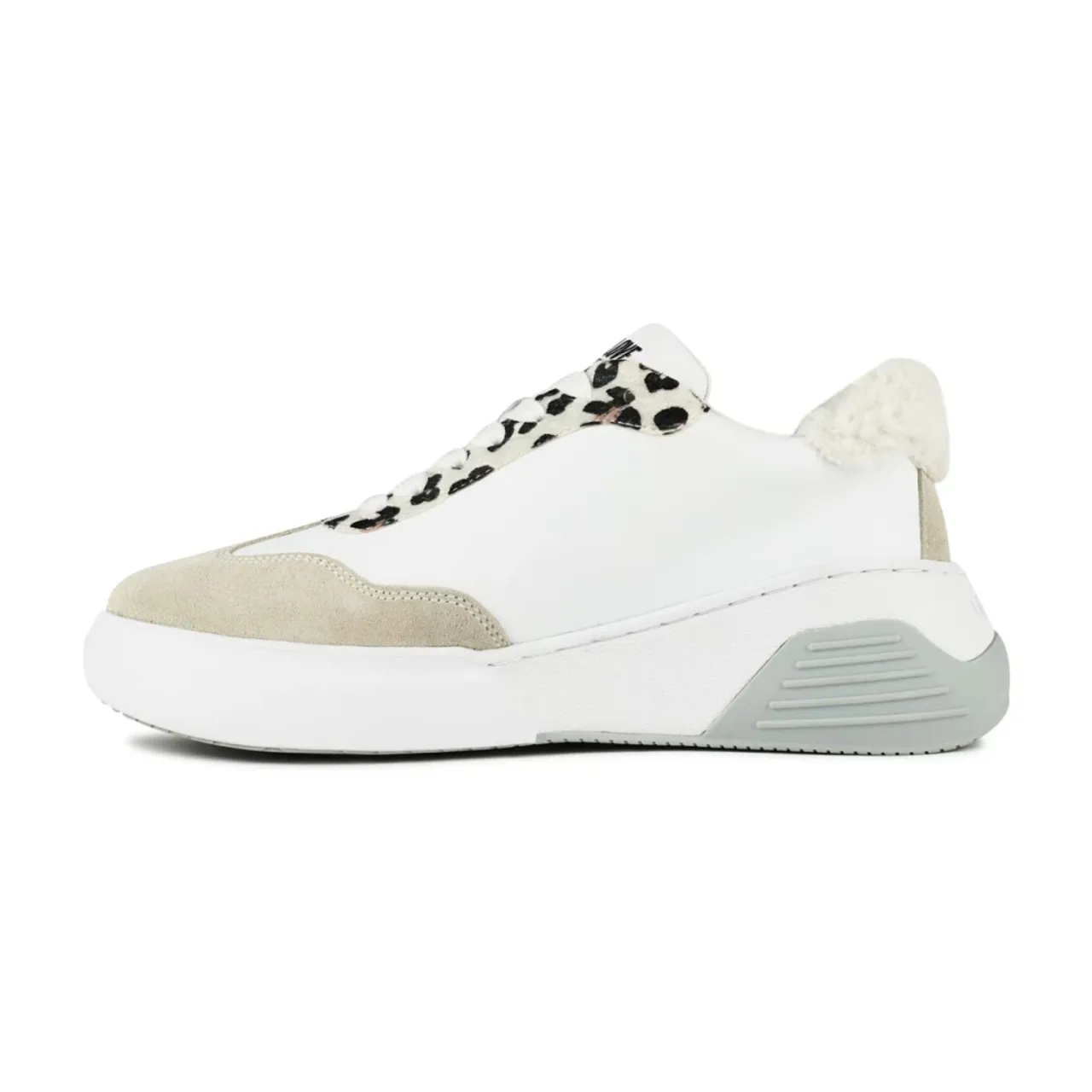 Moschino , Leopard Chunky Sneakers ,White female, Sizes: