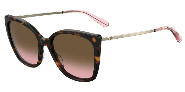 Moschino Love MOL018/S 086/M2 Women's Sunglasses Tortoiseshell Size 55