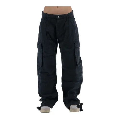 Moschino , Luxury Wide Trousers ,Black female, Sizes: