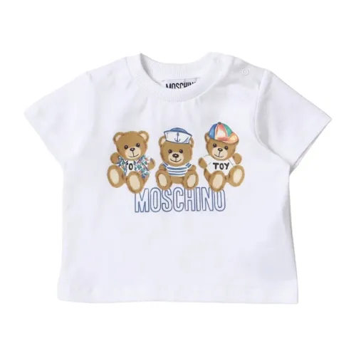 Moschino , Marinaro T-Shirt ,White male, Sizes: