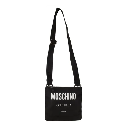 Moschino , Men`s Cross Body Bag - Style 2555 ,Black male, Sizes: ONE SIZE